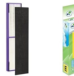 Germ Guardian FLT5250PT True HEPA Genuine Air Purifier Replacement Filter C, with Pet Pure Treatment & GermGuardian Filter E HEPA Pure Genuine Air Purifier Replacement Filter