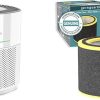 GermGuardian Air Purifier with Genuine HEPA 13 Pet Pure Filter, Removes 99.97% & GermGuardian Genuine Carbon Filter Replacements for Use with FLT5000 Filter C for AC5000 Series 3
