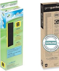 GermGuardian Filter B HEPA Pure Genuine Replacement Filter, Removes 99.97% & Germ Guardian FLT5250PT True HEPA Genuine Air Purifier Replacement Filter C, with Pet Pure