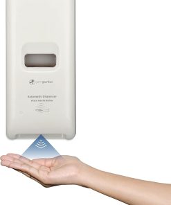 GermGuardian SD495 Automatic Hands Free Soap and Sanitizer Wall Mounted Dispenser for Office, School, Clinic and More, Large Capacity 1,000ml 2