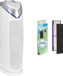 GermGuardian Air Purifier with HEPA 13 Filter, Removes 99.97% of Pollutants & FLT4850PT True HEPA Genuine Air Purifier Replacement Filter B