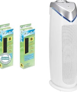GermGuardian Filter B HEPA Pure Genuine Replacement Filter, Removes 99.97% of Pollutants & GermGuardian Air Purifier with HEPA 13 Filter, Removes 99.97% of Pollutants, Covers Large Room up to 743 Sq.