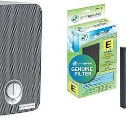Germ Guardian HEPA Filter Air Purifier with Guardian Technologies GermGuardian Air Purifier Filter FLT4100 Genuine HEPA Replacement Filter
