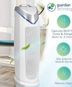 Germ Guardian True HEPA Filter Air Purifier with Germ Guardian HEPA Filter Air Purifier with UV Light Sanitizer 2