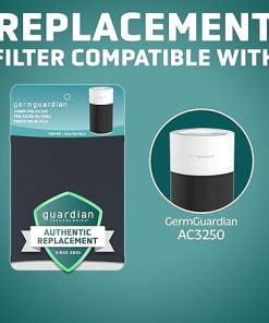 GermGuardian Genuine Air Purifier Fabric Pre-Filter, Compatible with Air Purifier Models AC3200 and AC3250, Captures Large Airborne Particles, Pet hair, Dust, Easy to Clean, FAB3250B 2