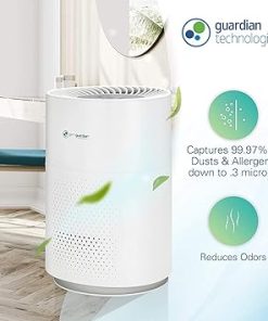 Germ Guardian True HEPA Filter Air Purifier with FLT4200 Genuine True HEPA Air Purifier Replacement Filter L for GermGuardian AC4200W 2