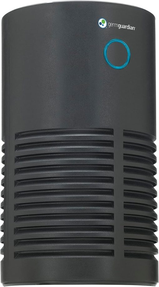 GermGuardian True HEPA Filter Air Purifier for Home, Office, Bedrooms, Filters Allergies, Pollen, Smoke, Dust, Pet Dander, UV-C Sanitizer Eliminates Germs, Mold, Odors, Quiet 4-in-1 AC4700BDLX