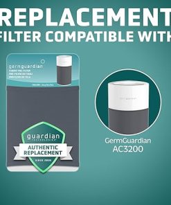 GermGuardian Genuine Air Purifier Fabric Pre-Filter, Compatible with Air Purifier Models AC3200 and AC3250, Captures Large Airborne Particles, Pet hair, Dust, Easy to Clean, FAB3200G 2