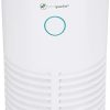 GermGuardian Air Purifier with HEPA Filter, 5-Speeds, Timer, Removes 99.97% of Pollutants, Covers Large Room up to 743 Sq. Foot Room in 1 Hr, UV-C Light Helps Reduce Germs, 22″, Gray, AC4870 3