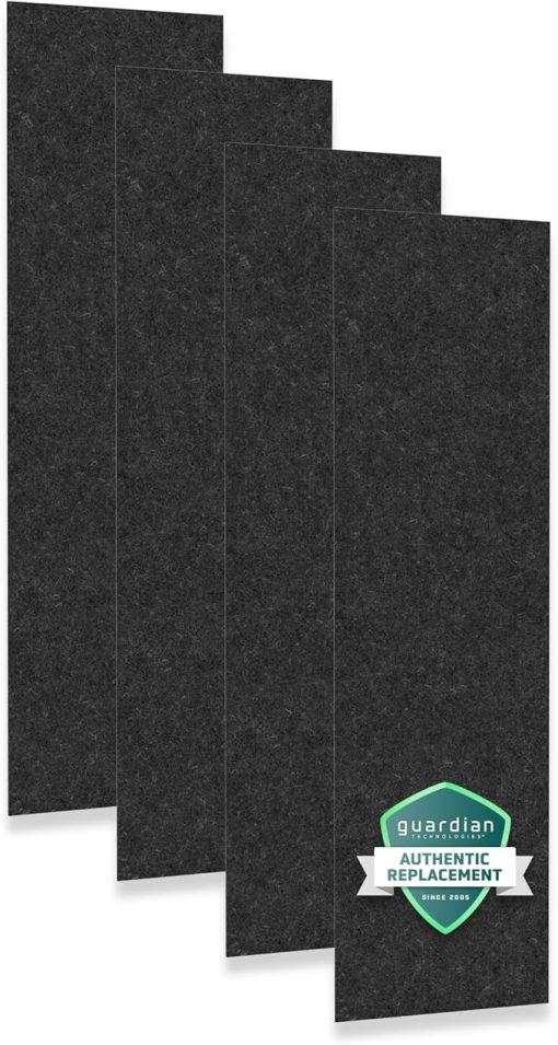 GermGuardian Genuine Carbon Air Purifier Replacement Filter for Air Purifier Models, AC4825, AC4900, AC4300, CDAP4500 and PureGuardian Model AP2200CA, 4-Pack, FLT22CB4