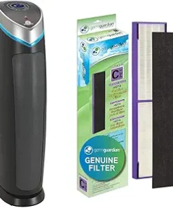Germ Guardian True HEPA Filter Air Purifier with Germ Guardian FLT5250PT True HEPA Genuine Air Purifier Replacement Filter 2