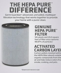 GermGuardian Filter K 360° HEPA Pure Genuine Air Purifier Replacement Filter, Removes 99.97% of Pollutants for Air Purifiers AC9400W and AC9600W, FLT9400 2