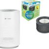 Germ Guardian HEPA Filter Air Purifier with UV Light Sanitizer with Guardian Technologies GermGuardian Air Purifier GENUINE Carbon Filter 4-Pack 4