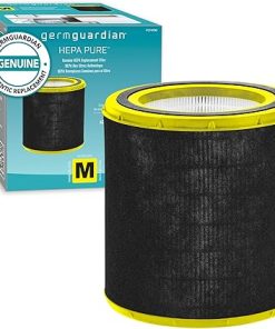 GermGuardian Filter M HEPA Pure Genuine Air Purifier Replacement Filter, Removes 99.97% of Pollutants, Wildfire Smoke, Odors, Pet Dander, Mold Spores, for Models, AC4700, AC4711 and AC4625, FLT4700
