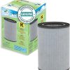 GermGuardian Filter V HEPA Pure Genuine Air Purifier Replacement Filter, Removes 99.97% of Pollutants, Wildfire Smoke, Odors, for Models AC3000W, AC3000B, AC3050, AP3151, AC151, Black/Yellow, FLT151 4