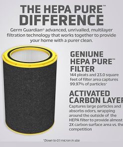 GermGuardian Filter P HEPA Pure Genuine Air Purifier Replacement Filter, Removes 99.97% of Pollutants GermGuardian Air Purifier AP5800W, FLT5800 2