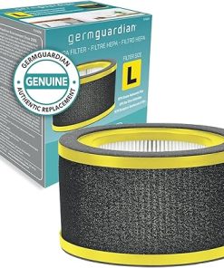 GermGuardian Filter L HEPA Pure Genuine Air Purifier Replacement Filter, Removes 99.97% of Pollutants, for AC4200 Air Purifiers, Black, FLT4200 2