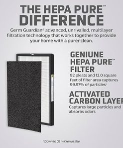 GermGuardian Filter N HEPA Pure Genuine Air Purifier Replacement Filter, Removes 99.97% of Pollutants GermGuardian Air Purifier AC5600, FLT5600 2