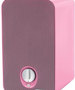 GermGuardian Air Purifier for Home with HEPA Pure Filter, Night Light Projector, UV-C Light Helps Reduce Germs, Removes 99.97% of Pollutants, Rooms up to 263 Sq. Ft., 11", Pink, AC4150PCA