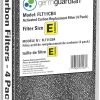 GermGuardian Filter Q Genuine Allergen Replacement Air Purifier Filter, 4 Pack for Air Purifier Models AP201 and AC225, FLT200 4